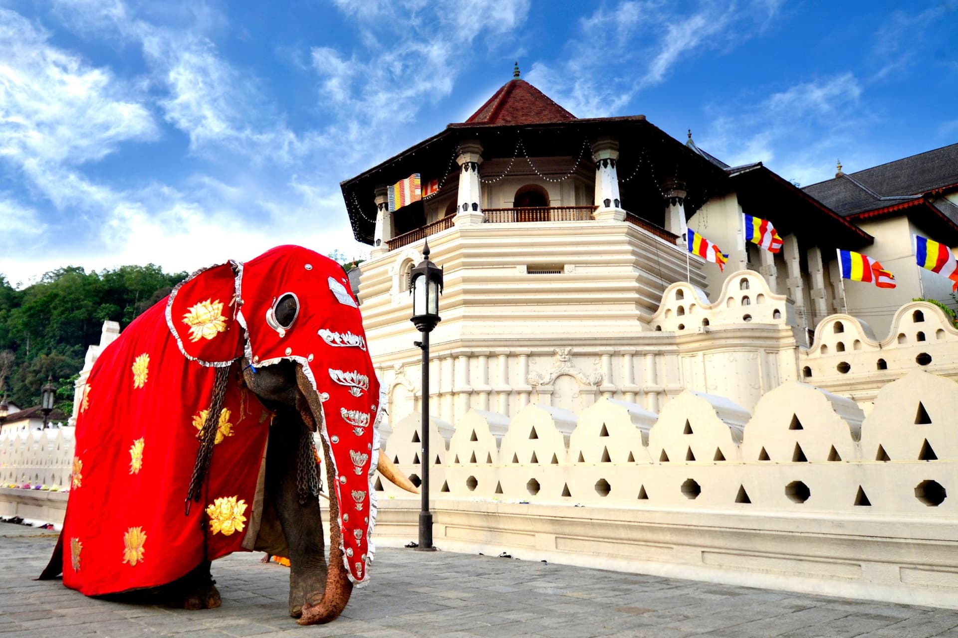Temple de la dent de Buda a Kandy, Sri Lanka.