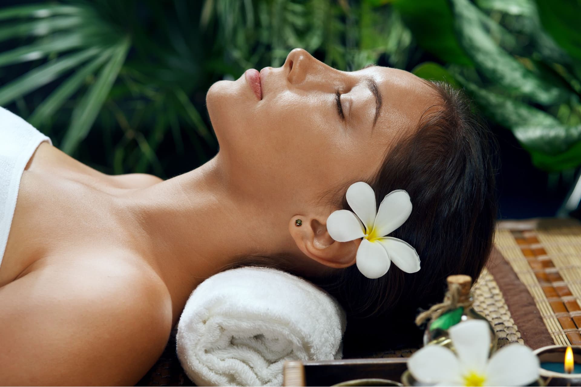 dona en un spa