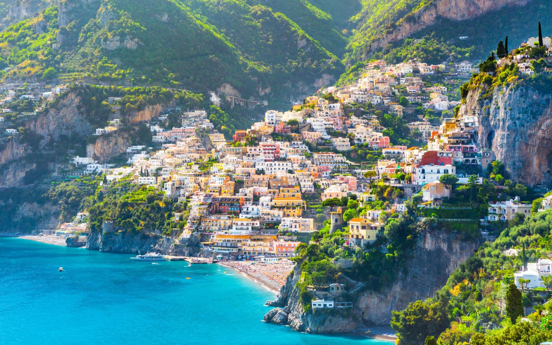 Positano, pueblo de la Costa Amalfitana.