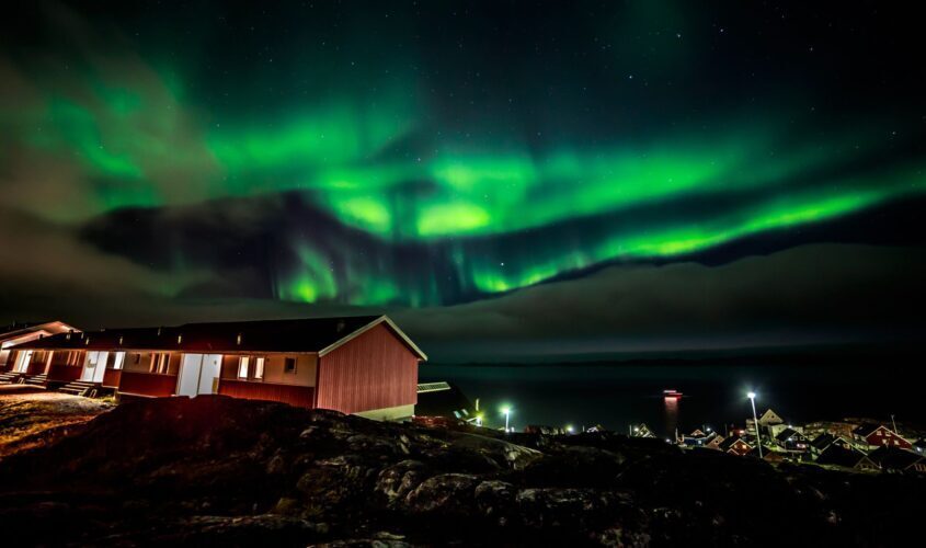 aurora boreal destacats groenlandia