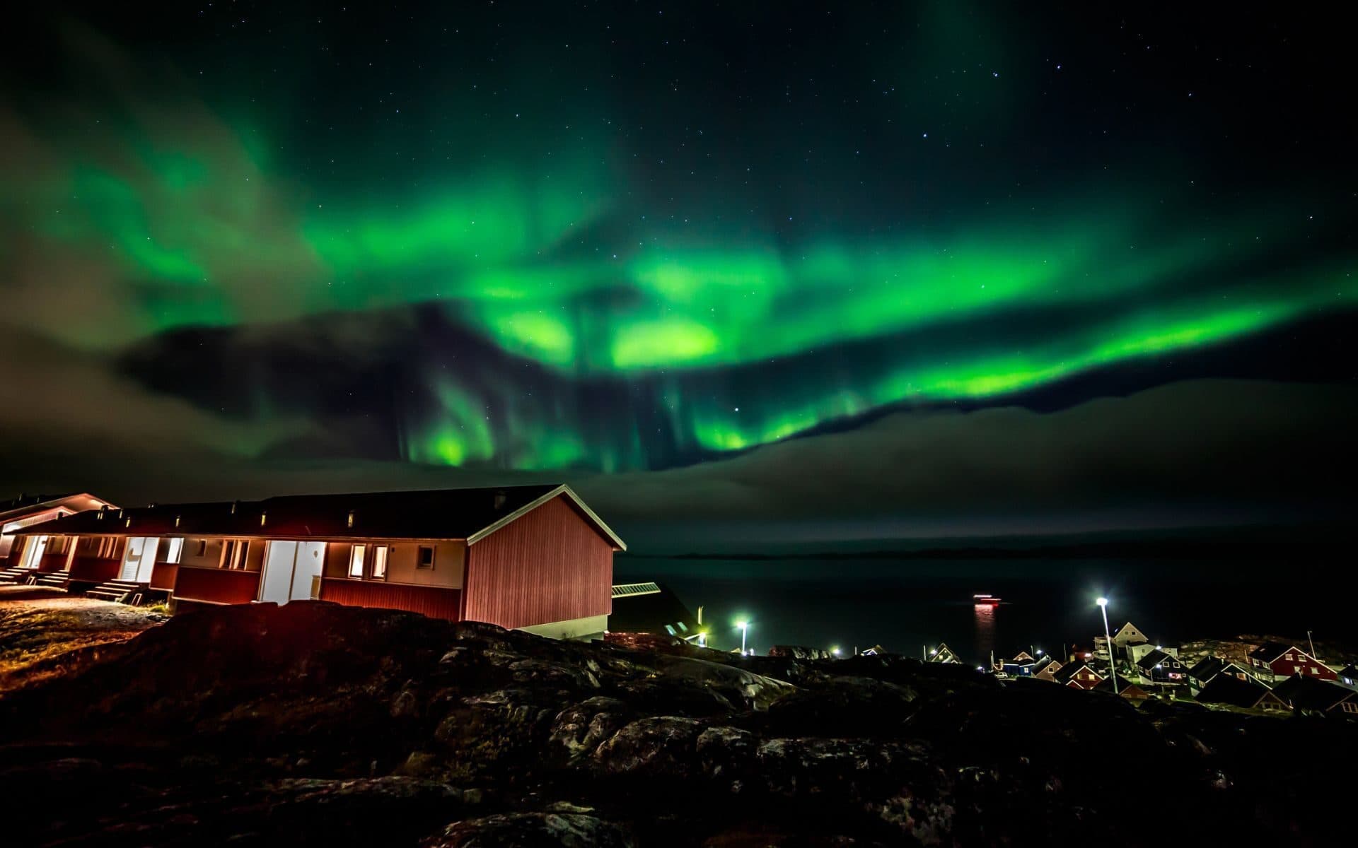 aurora boreal destacats groenlandia